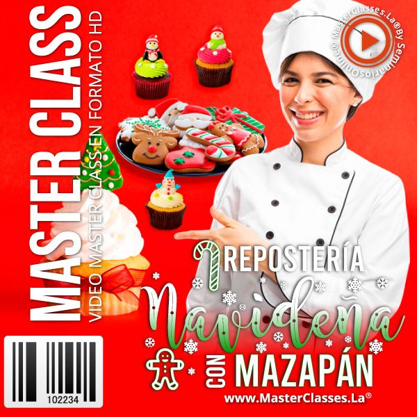 REPOSTERÍA NAVIDEÑA CON MAZAPÁN