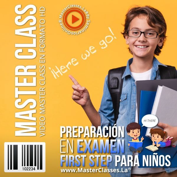 PREPARACIÓN EN EXAMEN FIRST STEP PARA NIÑOS