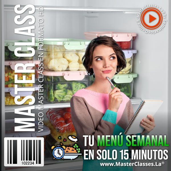 [1832384] TU MENÚ SEMANAL EN SOLO 15 MINUTOS