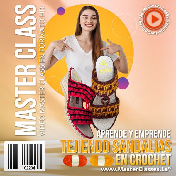 [2427737] APRENDE Y EMPRENDE TEJIENDO SANDALIAS EN CROCHET