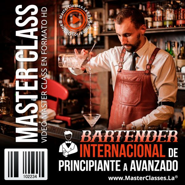 [2025018] BARTENDER INTERNACIONAL DE PRINCIPIANTE A AVANZADO