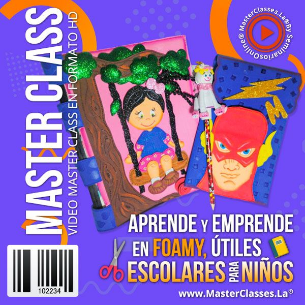 [2258222] APRENDE Y EMPRENDE EN FOAMY, ÚTILES ESCOLARES PARA NIÑOS