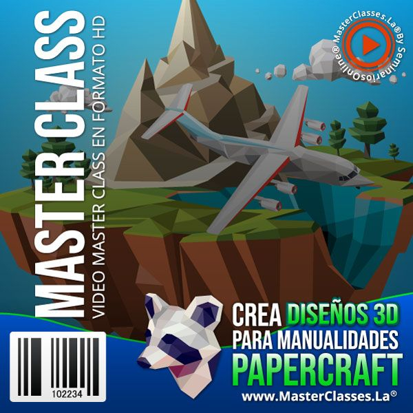 [1823671] CREA DISEÑOS 3D PARA MANUALIDADES PAPERCRAFT