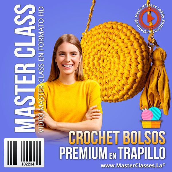 [1707603] CROCHET BOLSOS PREMIUM EN TRAPILLO