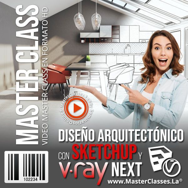 [1226201] DISEÑO ARQUITECTÓNICO CON SKETCHUP Y V-RAY NEXT