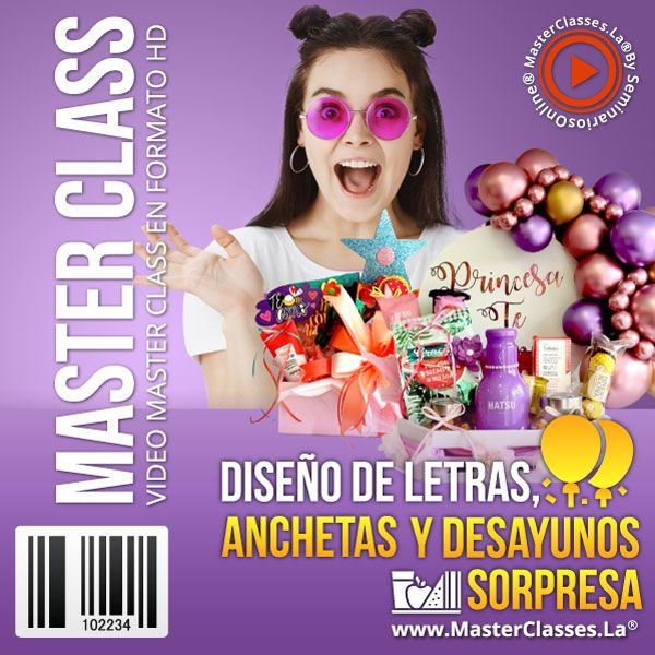 [1436975] DISEÑO DE LETRAS, ANCHETAS Y DESAYUNOS SORPRESA