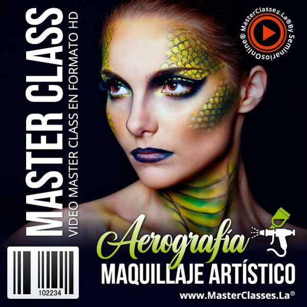 AEROGRAFÍA – MAQUILLAJE ARTÍSTICO