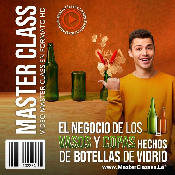 [2334362] EL NEGOCIO DE LOS VASOS Y COPAS HECHOS DE BOTELLAS DE VIDRIO