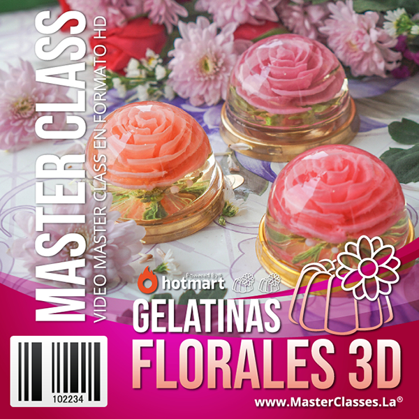 [1137585] GELATINAS FLORALES 3D