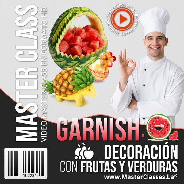[1170928] GARNISH DECORACIÓN CON FRUTAS Y VERDURAS