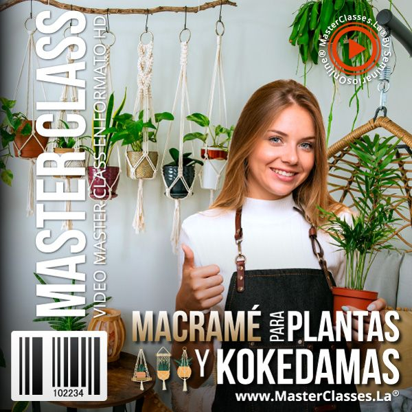 MACRAMÉ PARA PLANTAS Y KOKEDAMAS