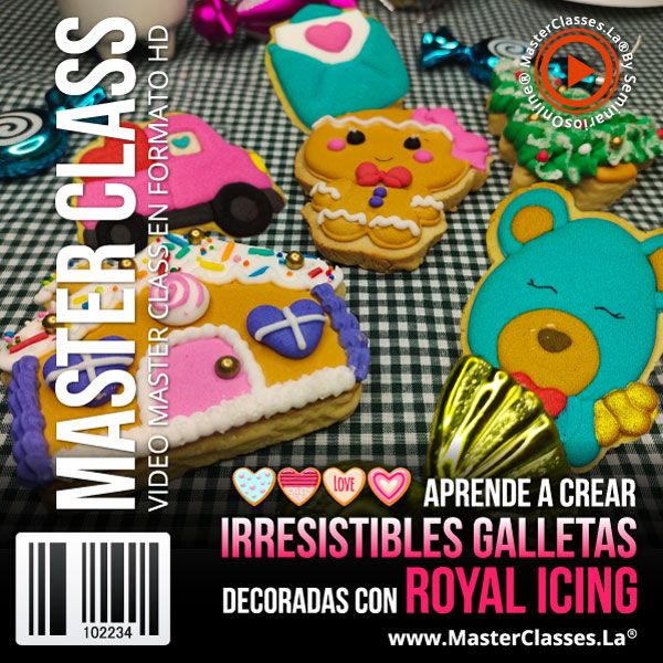 [2494608] APRENDE A CREAR IRRESISTIBLES GALLETAS DECORADAS CON ROYAL ICING