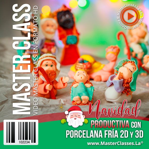 [2249491] NAVIDAD PRODUCTIVA CON PORCELANA FRÍA 2D Y 3D