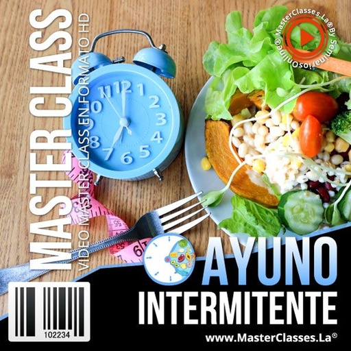 Portada del curso de ayuno intermitente para adelgazar